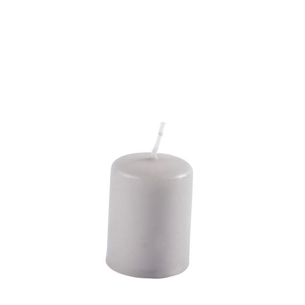 CYLINDER Taupe cylindrical candle H 5 cm - Ø 4 cm - best price from Maltashopper.com CS205451