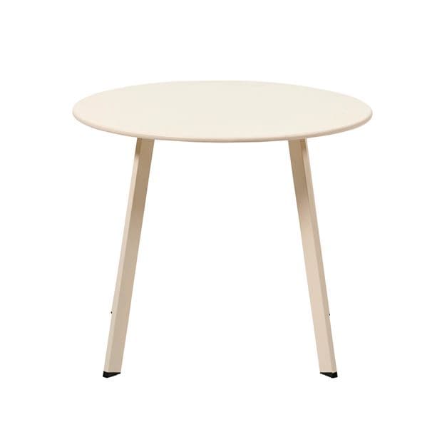 NURIO Beige lounge table H 46 cm - Ø 60 cm - best price from Maltashopper.com CS668297
