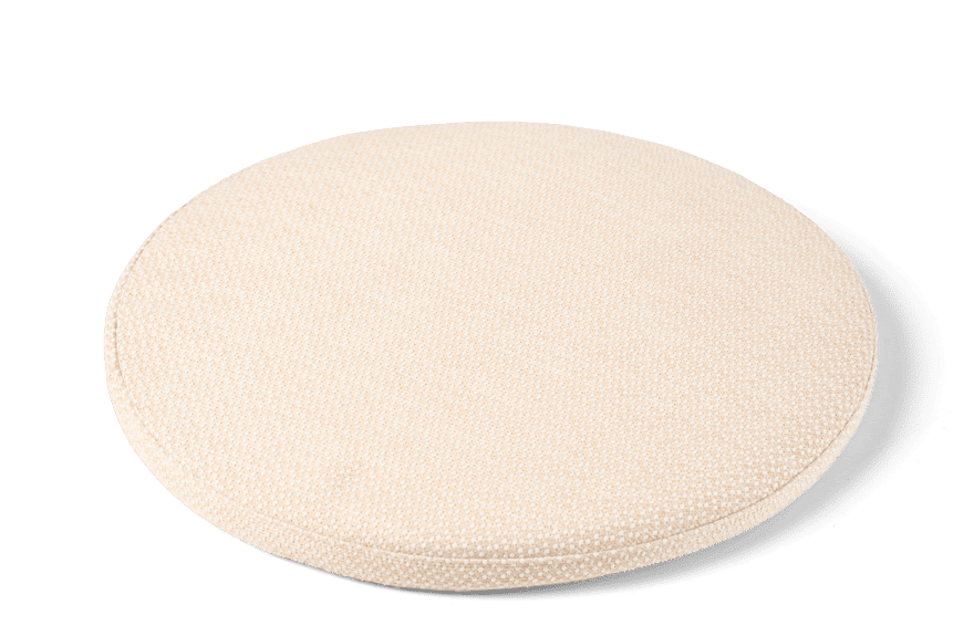 Casa JULES Cuscino beige, H 4 cm - Ø 50 cm