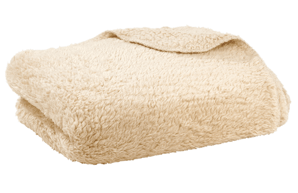 SHEEP Beige throw, W 130 x L 170 cm