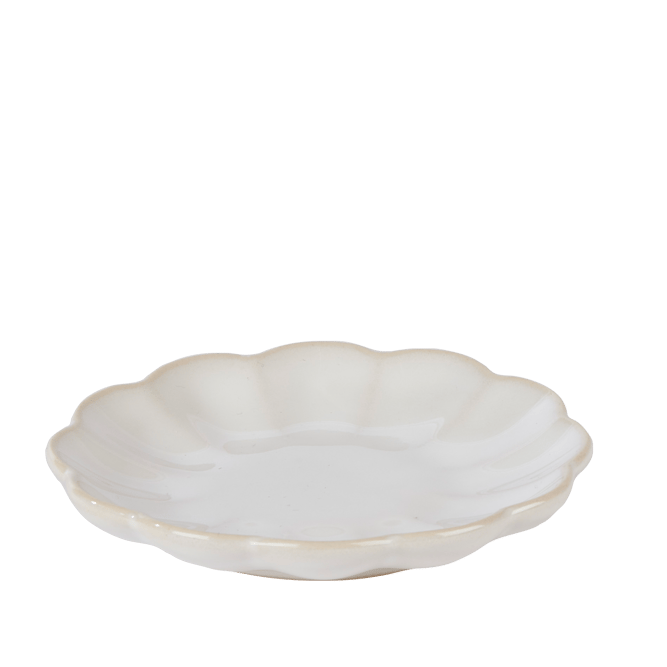 DAHLIA White plate - best price from Maltashopper.com CS685972