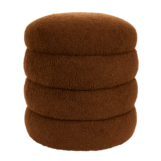 LOBBY Pouf: brown - best price from Maltashopper.com CS681793