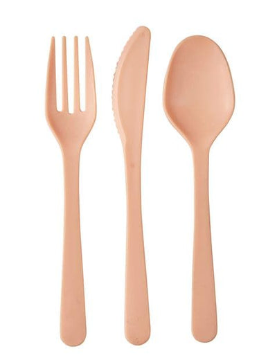 SAMBA 3-piece cutlery set orange W 1,5 x L 18 cm - best price from Maltashopper.com CS669704