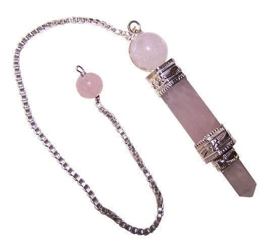 Three Piece Pendulum - Rose Quartz - best price from Maltashopper.com SPECMP-09