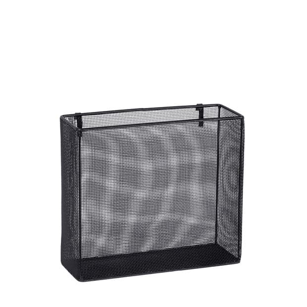 MODULAR Black metal basket H 22 x W 25 x D 9 cm - best price from Maltashopper.com CS649159