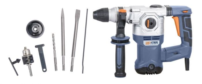 DEXTER BREAKER 1500W 5.6 J VARIABLE SPEED SDS SPINDLE - best price from Maltashopper.com BR400760266