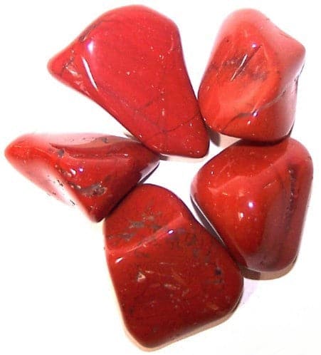 L Tumble Stone - Jasper - Red - best price from Maltashopper.com TBM-05