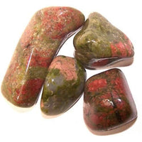 24x L Tumble Stones - Unakite L - best price from Maltashopper.com TBM-15