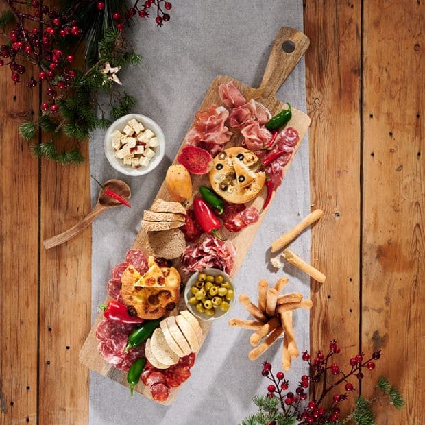 PURE LUXURY Natural serving cutting board H 3.5 x W 28 x L 100 cm