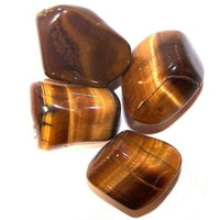 L Tumble Stones - Tiger Eye - Gold - best price from Maltashopper.com TBM-24