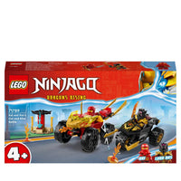 Ninjago - Kai and Ras car and motorcycle battle