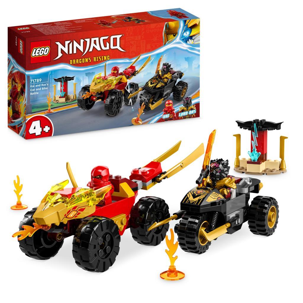 Ninjago - Kai and Ras car and motorcycle battle