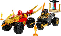 Ninjago - Kai and Ras car and motorcycle battle