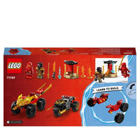 Ninjago - Kai and Ras car and motorcycle battle