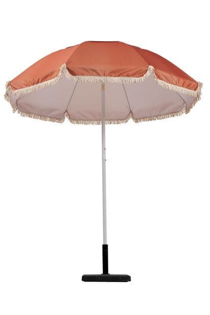 FRANJA Orange umbrella H 200 cm - Ø 178 cm