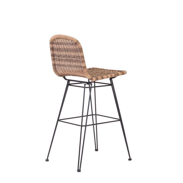 Casa VIENNA Natural bar chair H 106 x W 46 x D 59 cm