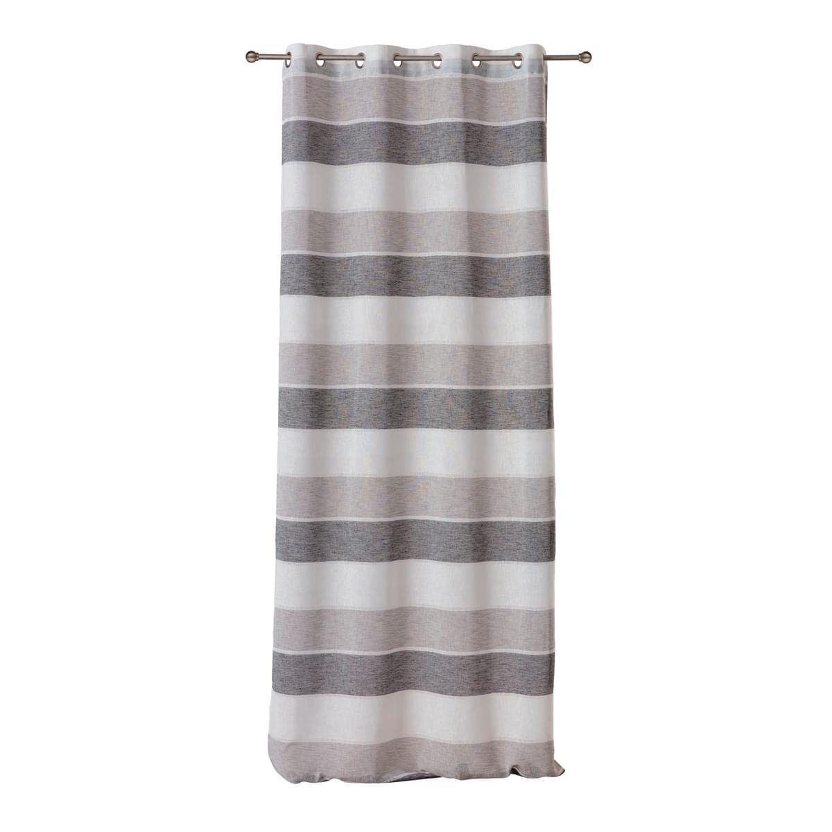 Bricocenter SANDRA GREY FILTER CURTAIN 140X280CM WITH EYELETS