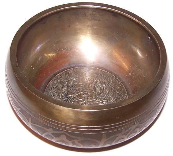 Lrg Ganesh Singing Bowl - best price from Maltashopper.com TIB-57