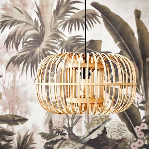 BALU Natural suspension lamp H 25 cm - Ø 43 cm - best price from Maltashopper.com CS648620