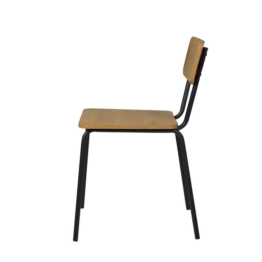 BRODY Natural dining chair, H 75 x W 46,5 x D 52,5 cm