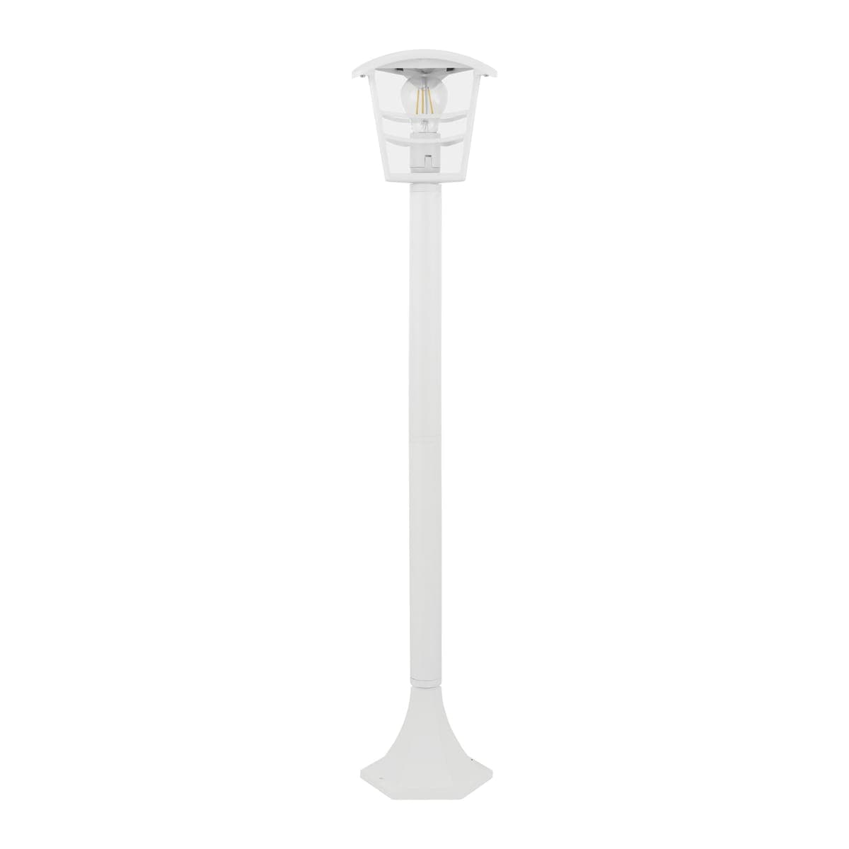 Bricocenter PALAMA ALUMINIUM LAMPPOST WHITE H92.5 CM E27=60W IP44