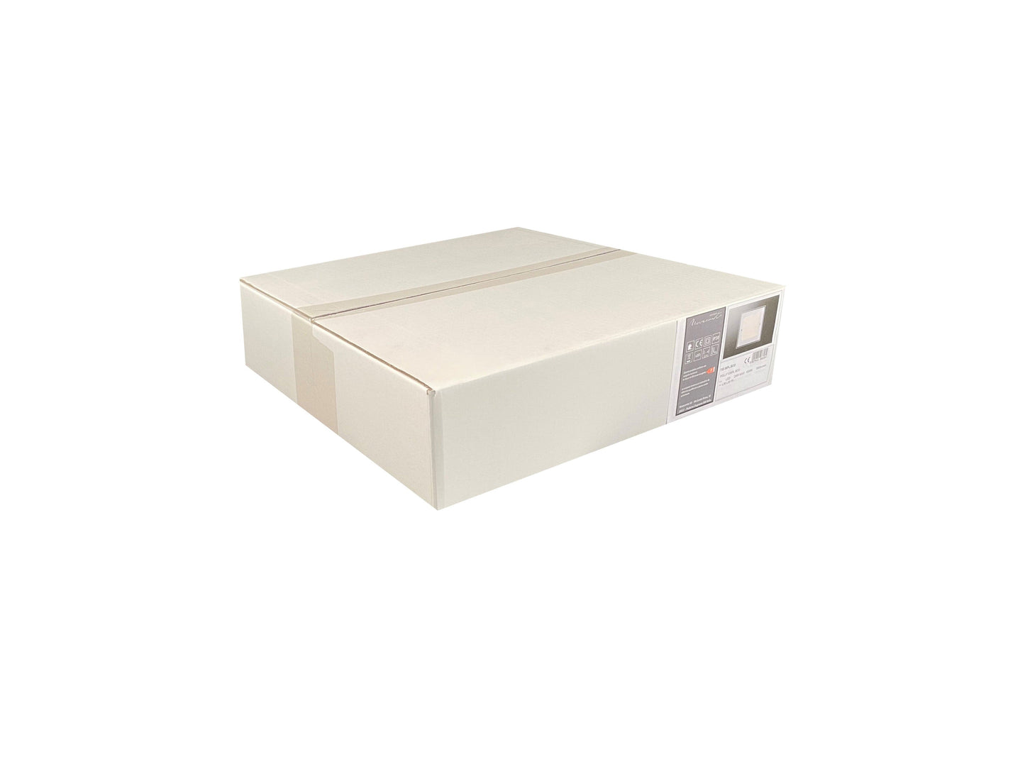 POLLY CEILING LAMP WHITE GLASS 27X5X27 CM LED18W NATURAL LIGHT