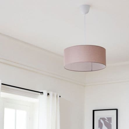 SITIA CHANDELIER FABRIC DOVE GREY D48 3XE27=60W - best price from Maltashopper.com BR420003103