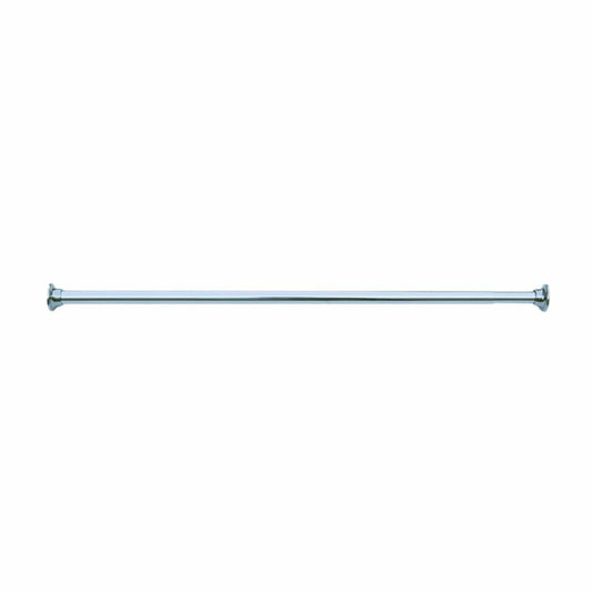 Bricocenter SHOWER CURTAIN ROD EXTENDABLE 1 SIDE L 75-135 CM CHROME