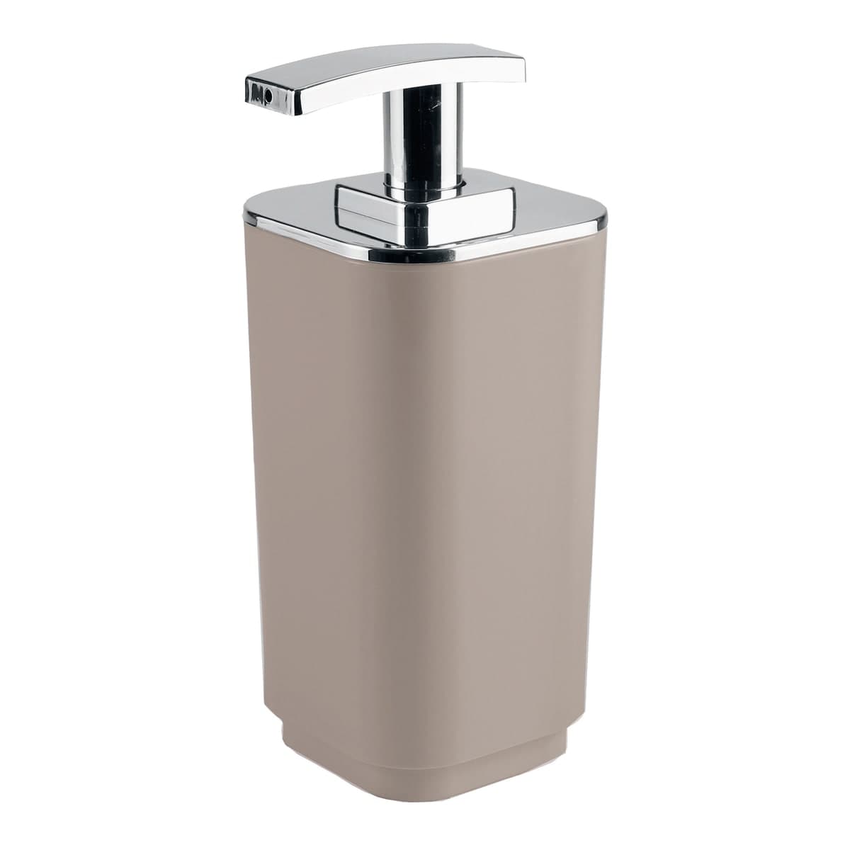 SOAP DISPENSER BEIGE SQUARE