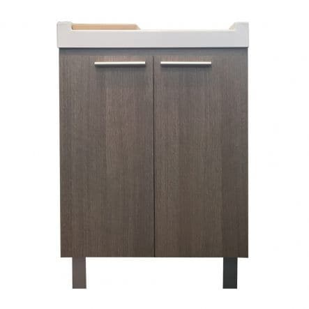 CABINET WASHBASIN MAVI L 60 P 50 H 84 CM WOOD ESSENCE RESIN BASIN - best price from Maltashopper.com BR430004886