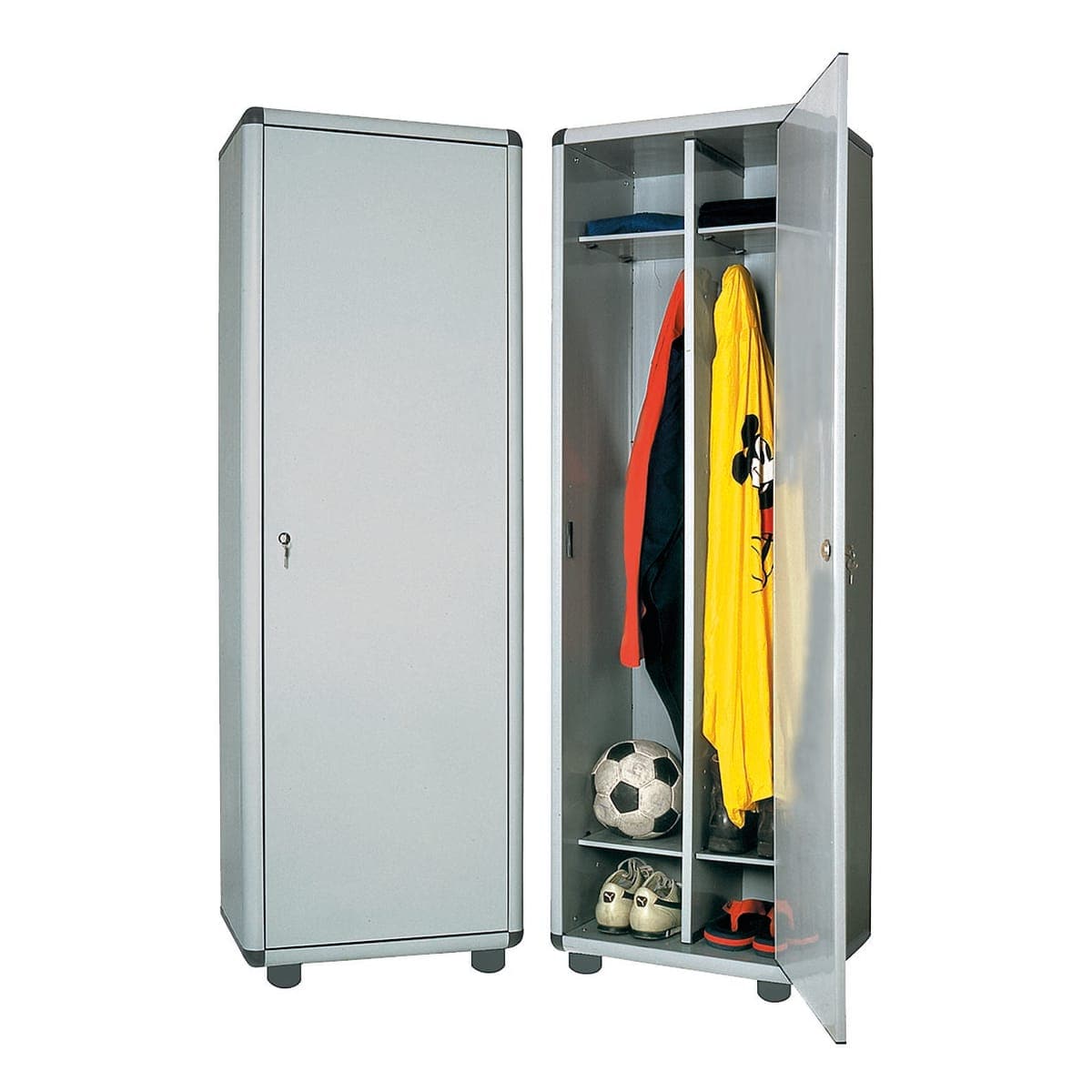 Bricocenter EASY 1ANTA DARK/WHITE CLEANING CABINET L59xP39x175H LIGHT GREY
