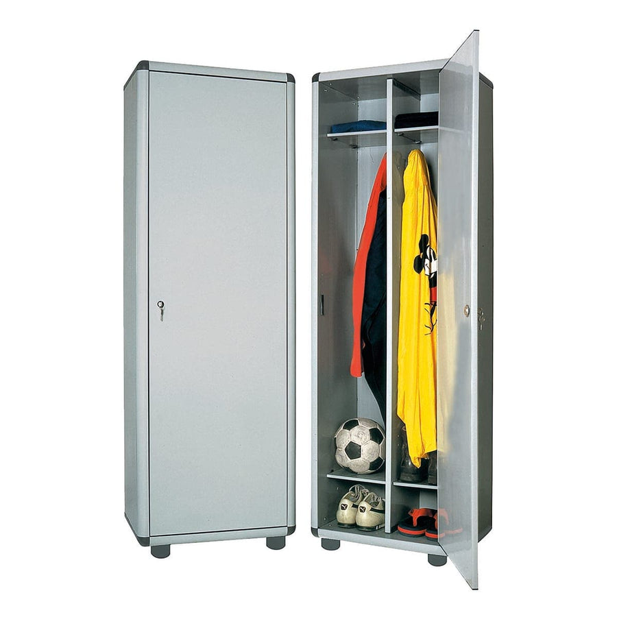 Bricocenter EASY 1ANTA DARK/WHITE CLEANING CABINET L59xP39x175H LIGHT GREY
