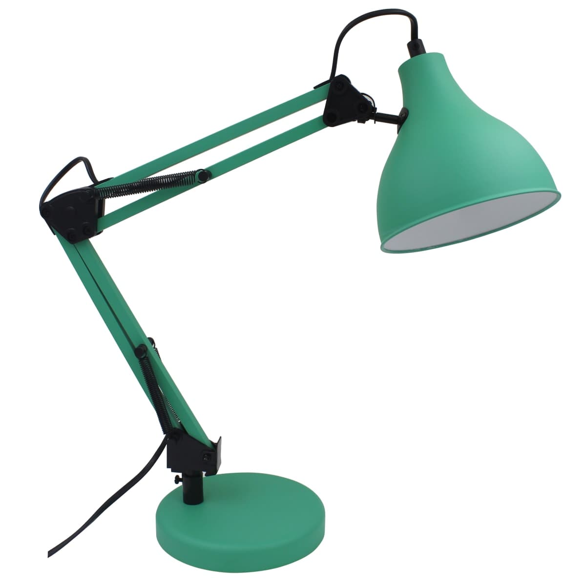 STUDIO LAMP ENNIS METAL GREEN H54 E27=40W - best price from Maltashopper.com BR420000951