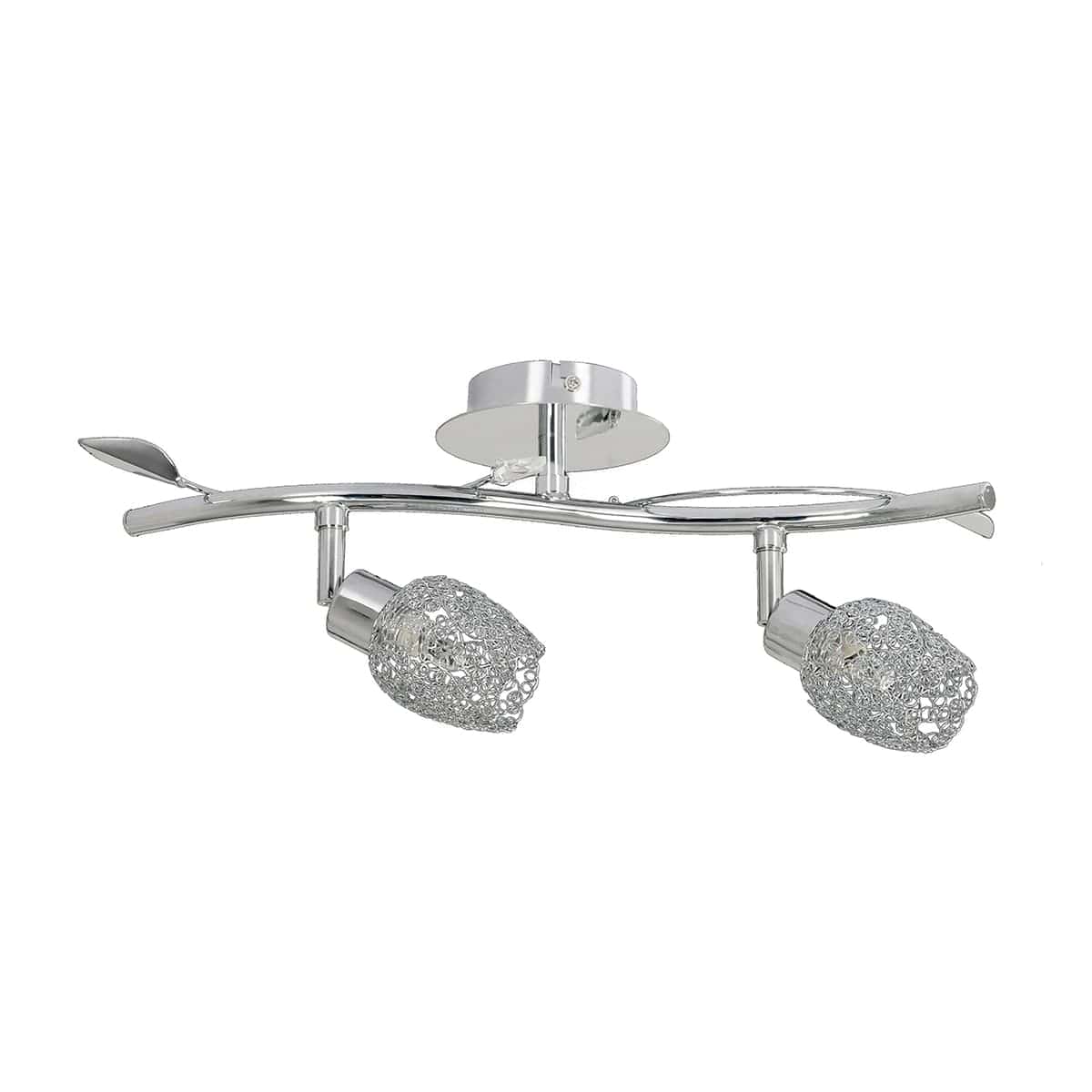 Bricocenter ADRIANA SPOTLIGHTS METAL CHROME 2XG9=28W