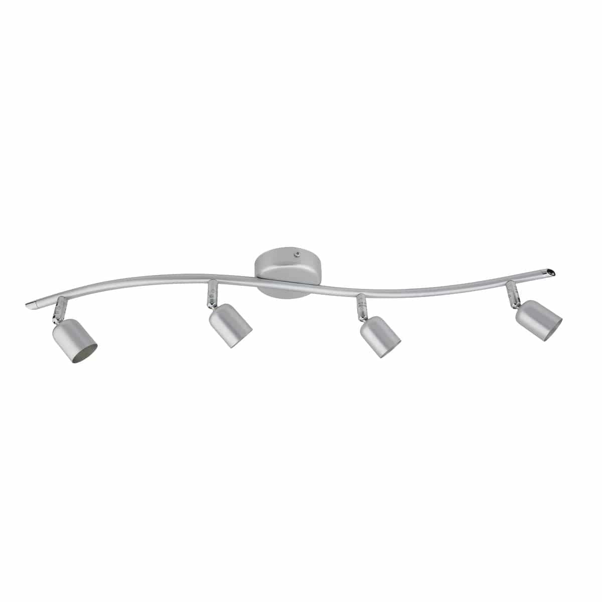 BASIC METAL SPOTLIGHT SILVER 4XGU10=50W