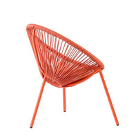 ACAPULCO Coral red children's chair H 56 x W 43 x D 42 cm - best price from Maltashopper.com CS652981