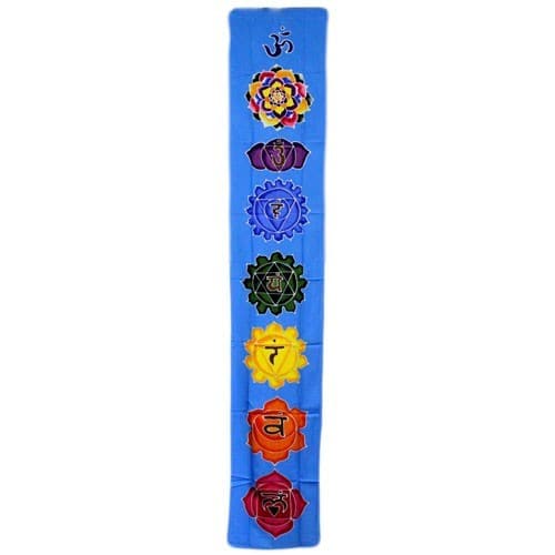 Chakra Drop Banner - Sky Blue 183x35cm - best price from Maltashopper.com BWAX-12