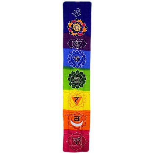 Chakra Drop Banner - Rainbow 183x35cm - best price from Maltashopper.com BWAX-13