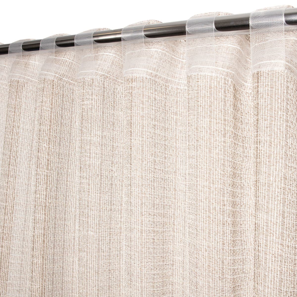 APOLINE DOVE GREY FILTER CURTAIN140X280CM WEBBING AND CONCEALED HANGING LOOP - best price from Maltashopper.com BR480009563