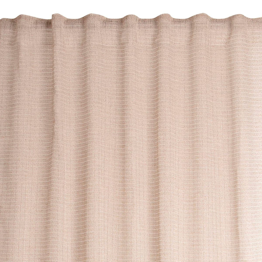 APOLINE DOVE GREY FILTER CURTAIN140X280CM WEBBING AND CONCEALED HANGING LOOP