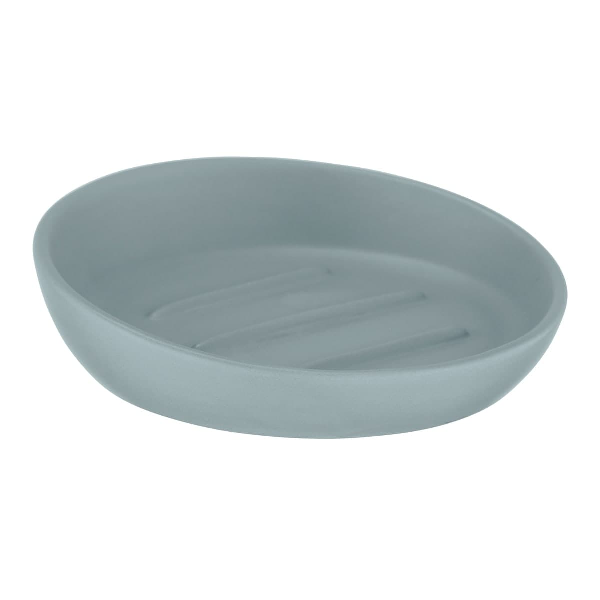 SOAP DISH SERIES BADI CERAMIC GREY BLUE - best price from Maltashopper.com BR430007442