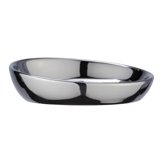 SOAP DISH SERIES BADI CERAMIC CHROME