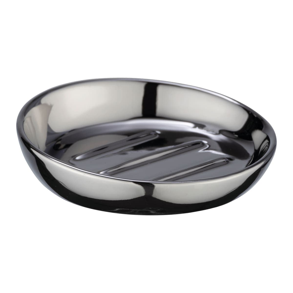 Bricocenter SOAP DISH SERIES BADI CERAMIC CHROME