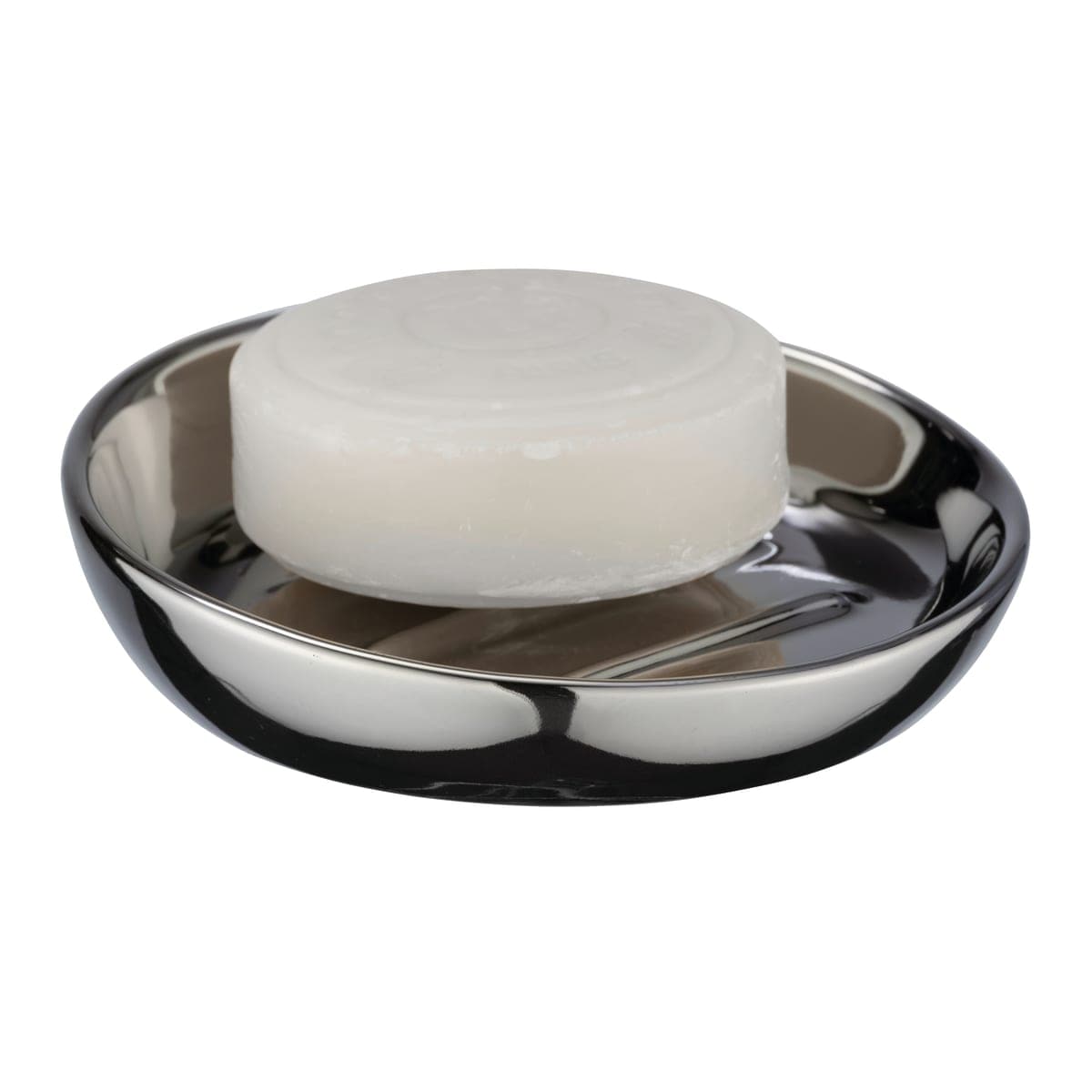 Bricocenter SOAP DISH SERIES BADI CERAMIC CHROME