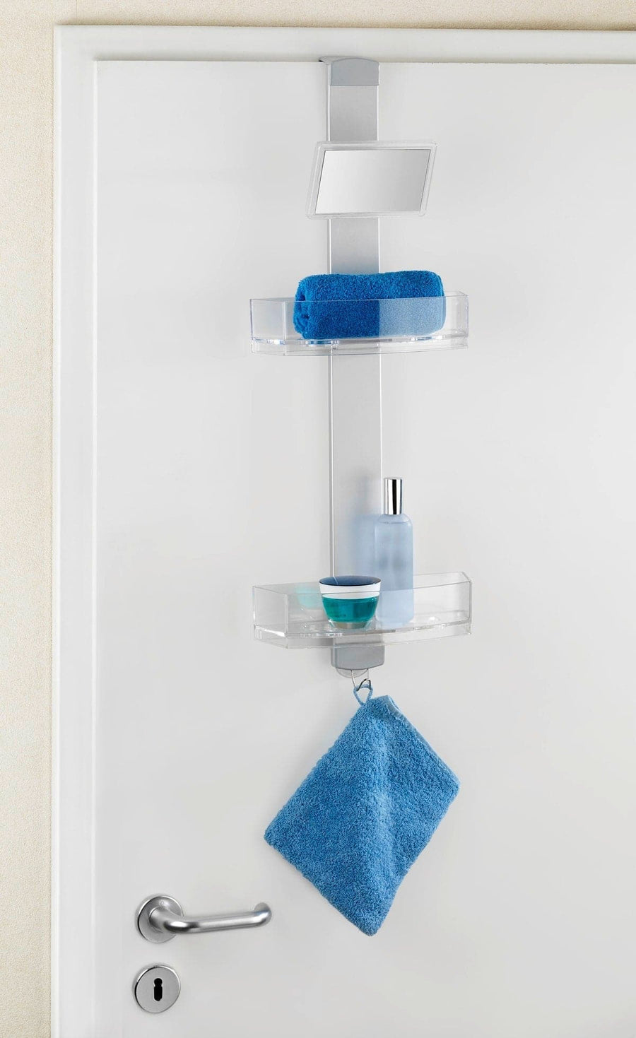 SHOWER HOLDER WITH ANTI-FOG MIRROR - PREMIUM - best price from Maltashopper.com BR430007790