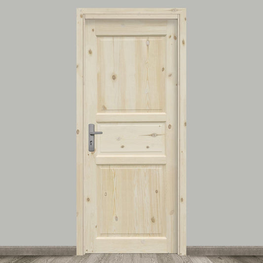 ACUL SOLID REVERSIBLE DOOR 60X210 PINE FSC - best price from Maltashopper.com BR450001851