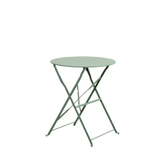 IMPERIAL Eucalyptus green bistro table H 71 cm - Ø 60 cm - best price from Maltashopper.com CS652638