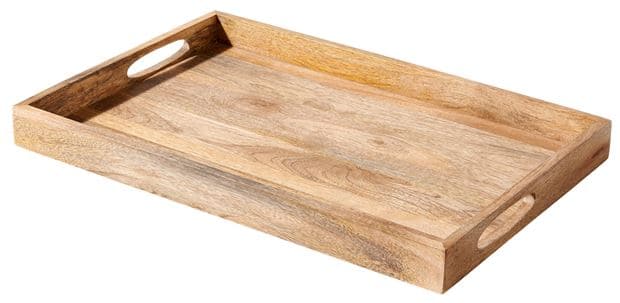 PURE LUXURY Natural tray H 4 x W 46 x D 30 cm - best price from Maltashopper.com CS640136