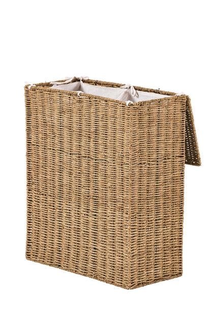 SEAGRASS XL basket for natural linen H 70 x W 60 x D 28 cm - best price from Maltashopper.com CS663992