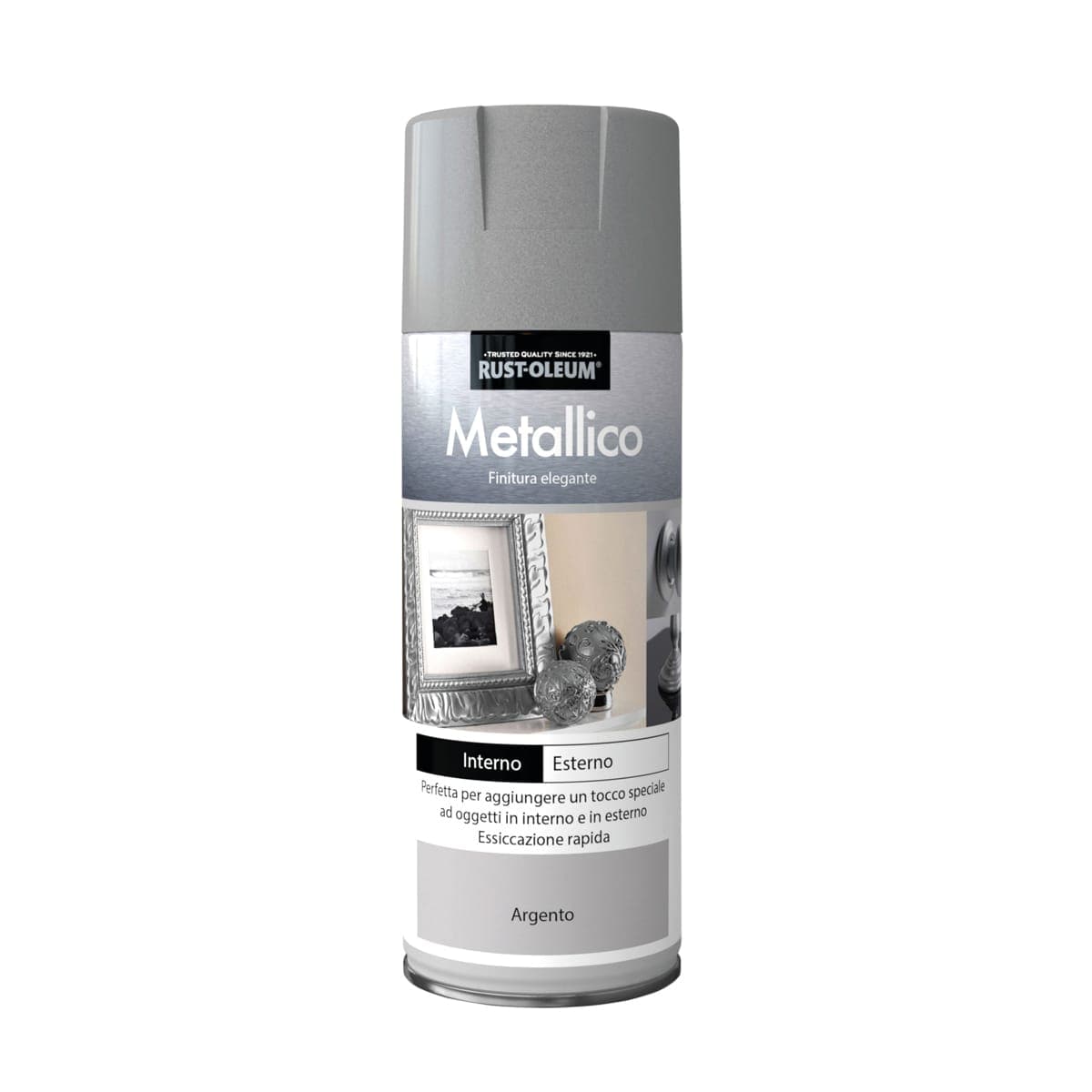 METALLIC SILVER MATT EFFECT SPRAY 400 ML - best price from Maltashopper.com BR470003399